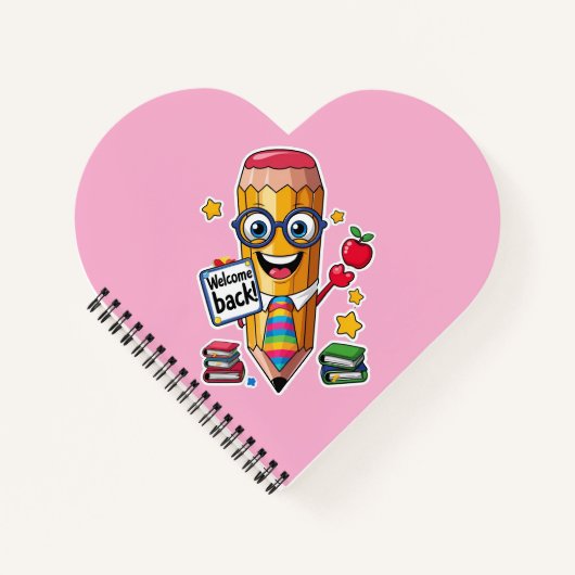 ルッキング鋭い – 新学期プランナー ノートブック (正面)