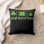 ルッキーールルッキエストST PATRICKS DAYウィードカナビス クッション (ブランケット)