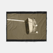 ルックアウトポストLanzaroteティント垂直ステッカー フリースブランケット (正面(横))