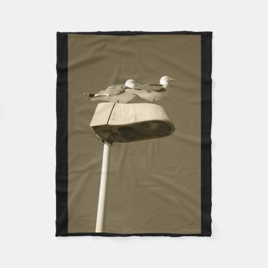 ルックアウトポストLanzaroteティント垂直ステッカー フリースブランケット (正面)