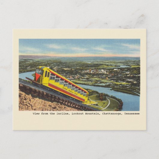 ルックアウトマウンテン、チャタノオガテネシー ポストカード (正面)