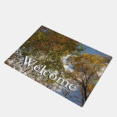 ルックアップ紅葉II秋自然 ドアマット (アングル)