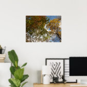 ルックアップ紅葉II秋自然 ポスター (ホームオフィス)