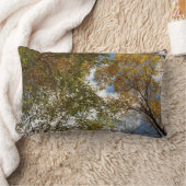 ルックアップ紅葉II秋自然 ランバークッション (ブランケット)