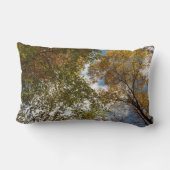 ルックアップ紅葉II秋自然 ランバークッション (裏面)