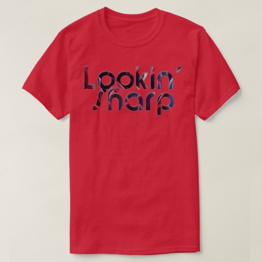 ルックインシャープ Tシャツ (デザイン正面)