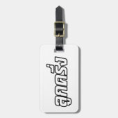 ルッククレウン☆ハーフタイ半ファラン☆ ラゲッジタグ (正面縦)