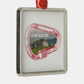 ルックグラスロック登山カラビナー メタルオーナメント (右)