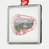 ルックグラスロック登山カラビナー メタルオーナメント (左)