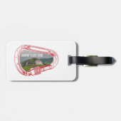 ルックグラスロック登山カラビナー ラゲッジタグ (裏面横)