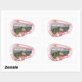 ルックグラスロック登山カラビナー 長方形シール (シート)