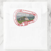 ルックグラスロック登山カラビナー 長方形シール (バッグ)
