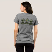 ルックスィー ドクロ トライブレンドTシャツ (裏面全面)