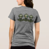 ルックスィー ドクロ トライブレンドTシャツ (裏面)