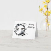 ルック誕生日 カード (黄色い花)