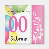 ルック・ウォー・アズ・00 | 00番目の誕生日磁石 マグネット (正面)