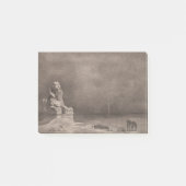 ルック・オリヴィエ・メルソンがエジプト行きの便に ポストイット (正面)