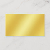 ルッサス・エレガント金ゴールド・バンドの背景写真 名刺 (裏面)