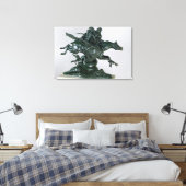 ルッジェロとアンジェリカ キャンバスプリント (インサイチュ (寝室))