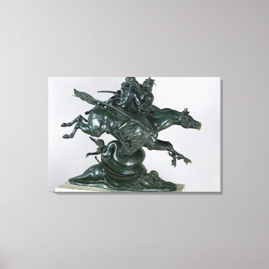 ルッジェロとアンジェリカ キャンバスプリント (正面)