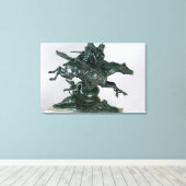 ルッジェロとアンジェリカ キャンバスプリント (インサイチュ (ウッドフロア))