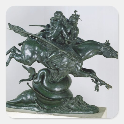 ルッジェロとアンジェリカ スクエアシール (正面)