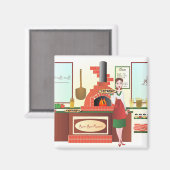 ルッソローザピッツェリア マグネット (正面/裏面)