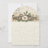 ルッチフォレストバードケージアコーンラブバード 招待状 (正面)