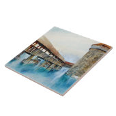 ルツェルンのチャペル橋（スイス） タイル (側面)