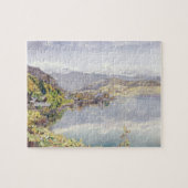 ルツェルンの間隔の山Pilatusの湖 ジグソーパズル (横)