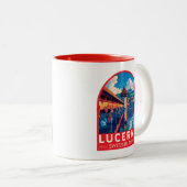 ルツェルンスイストラベルアートヴィンテージ ツートーンマグカップ (正面右)