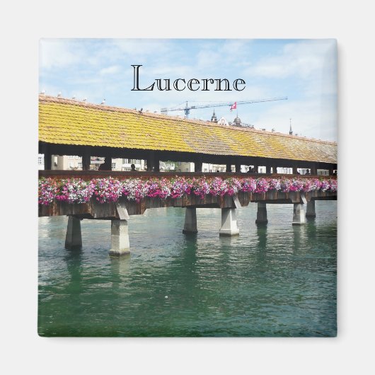 ルツェルン橋 マグネット (正面)