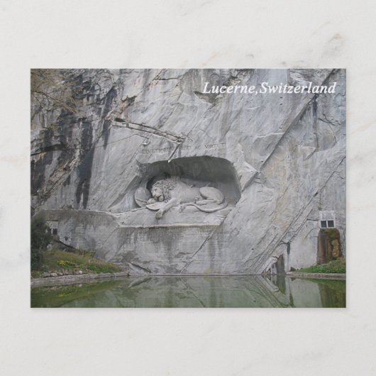 ルツェルン，スイスはがき ポストカード (正面)