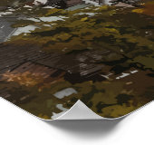 ルツェルン、スイス旅行アートワーク ポスター (角)