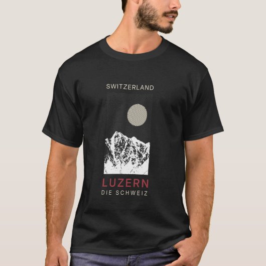 ルツェルン スイス スキーツアー Tシャツ (正面)