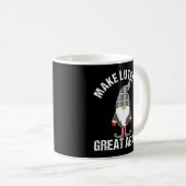 ルテおもしろいフィスク再びトル素晴らしフィスクTomte Gno コーヒーマグカップ (正面右)