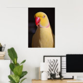 ルティーノインディアンリングネックパラケートビーチ ポスター (ホームオフィス)