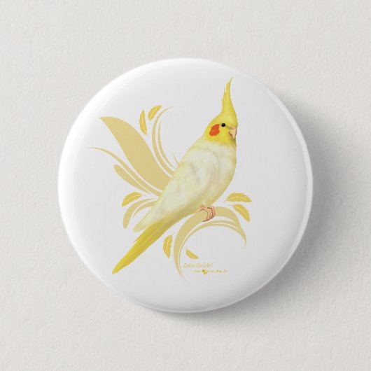 ルティーノコッカティエル 缶バッジ (正面)