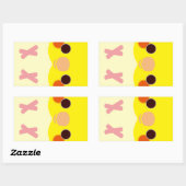 ルティーノコッカティエル 長方形シール (シート)