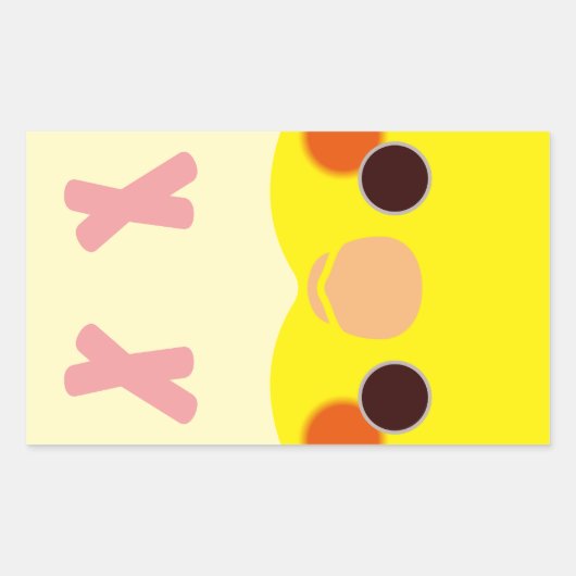 ルティーノコッカティエル 長方形シール (正面)