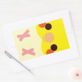 ルティーノコッカティエル 長方形シール (封筒)