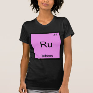 ルテニウム - ルーベンス おもしろい 化学 元素 シンボル Tシャツ