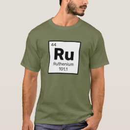 ルテニウム/周期表 – Ru要素Tシャツ Tシャツ