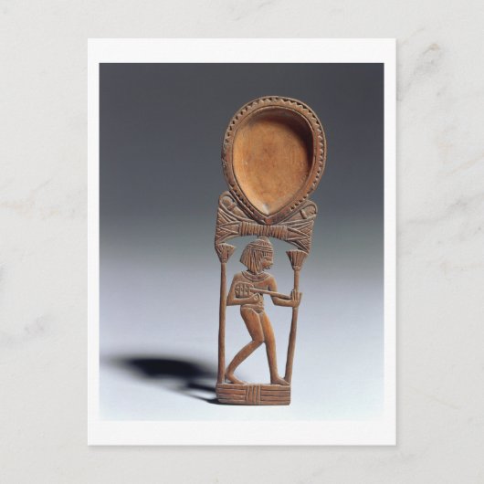 ルテニストの姿を持つコスメティックスプーン、ニューキ ポストカード (正面)