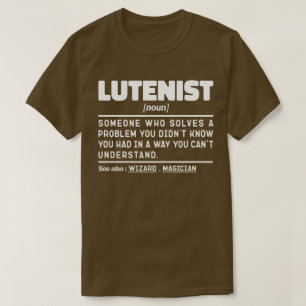 ルテニスト名詞ミュージカル楽器恋人ユーモアクール Tシャツ