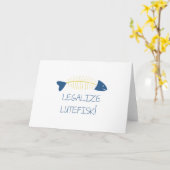 ルテフィスク魚を合法化する カード (黄色い花)