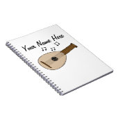 ルテルーテニストフォークミュージシャン音楽先生カスタム ノートブック (右側)