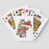 ルディのトナカイの休日の木 トランプ (裏面)