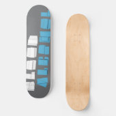 ルディの灰色 スケートボード (正面)