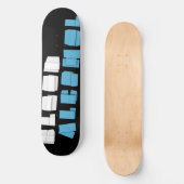 ルディの黒 スケートボード (正面)